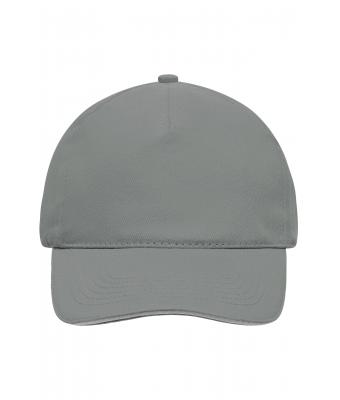 Unisex 5 Panel Sandwich Cap Dark-grey/light-grey 7593