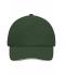 Unisex 5 Panel Sandwich Cap Dark-green/natural 7593