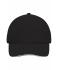 Unisex 5 Panel Sandwich Cap Zwart/wit 7593