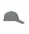 Unisex 5 Panel Sandwich Cap Donkergrijs/lichtgrijs 7593