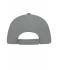 Unisex 5 Panel Sandwich Cap Donkergrijs/lichtgrijs 7593