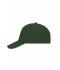 Unisex 5 Panel Sandwich Cap Donkergroen/naturel 7593