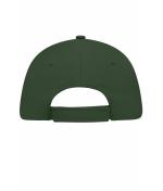 Unisex 5 Panel Sandwich Cap Donkergroen/naturel 7593