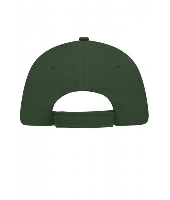 Unisex 5 Panel Sandwich Cap Donkergroen/naturel 7593