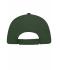 Unisex 5 Panel Sandwich Cap Donkergroen/naturel 7593