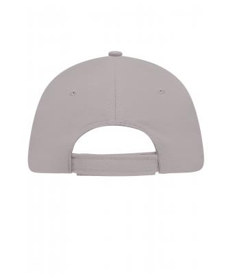 Unisex 5 Panel Sandwich Cap Light-grey/black 7593