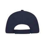 Unisex 5 Panel Sandwich Cap Navy/white 7593