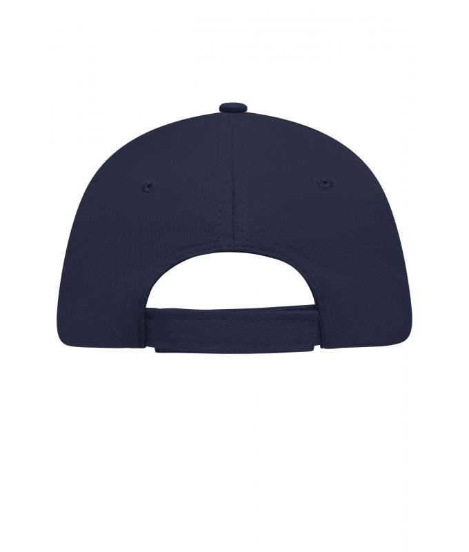 Unisex 5 Panel Sandwich Cap Navy/white 7593