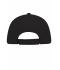Unisex 5 Panel Sandwich Cap Zwart/wit 7593