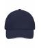 Unisex 5 Panel Sandwich Cap Navy/wit 7593