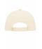 Unisexe Casquette sandwich 5 panneaux coton brossé écru/marine 7593