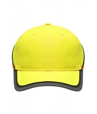 Unisexe Casquette fluo Jaune-fluo/orange-fluo 7594