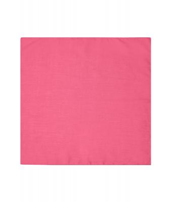 Unisexe Bandana en poly/coton Rose-vif 7596