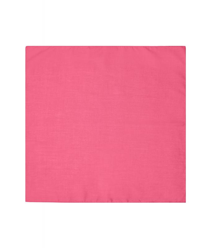 Unisexe Bandana en poly/coton Rose-vif 7596