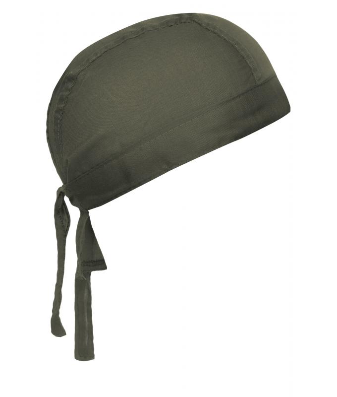 Unisex Bandana Hat Olive 7597