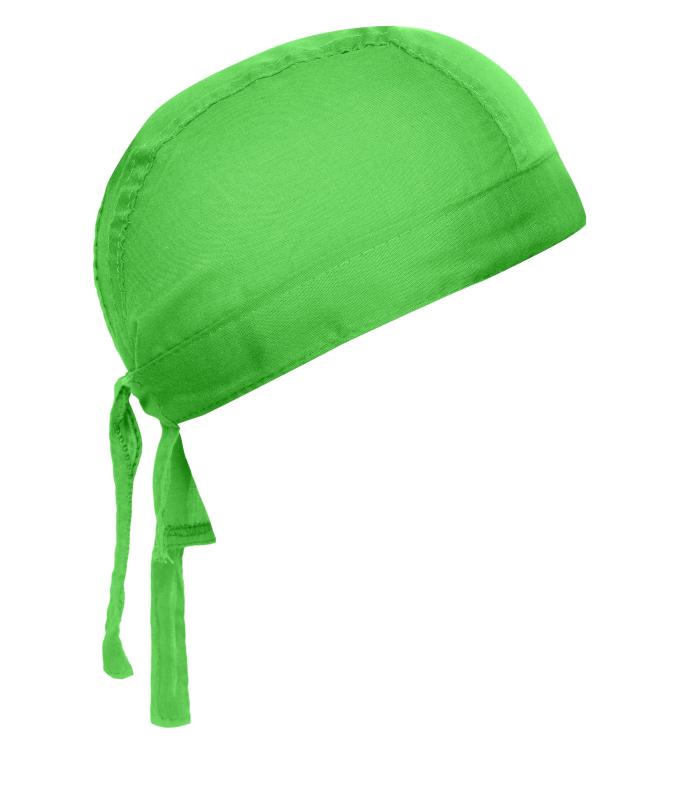 Unisex Bandana Hat Lime-green 7597