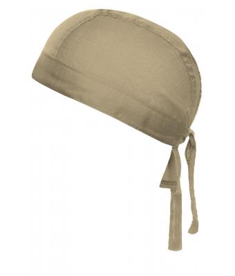 Unisexe Bandana noué poly/coton Kaki 7597