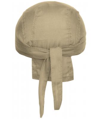 Unisexe Bandana noué poly/coton Kaki 7597