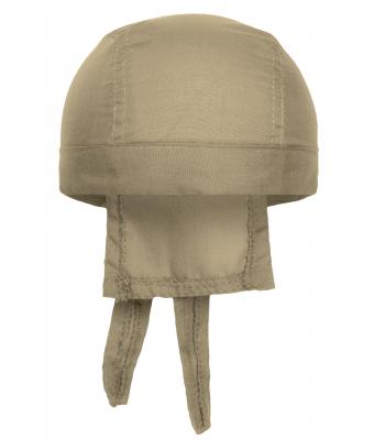 Unisexe Bandana noué poly/coton Kaki 7597