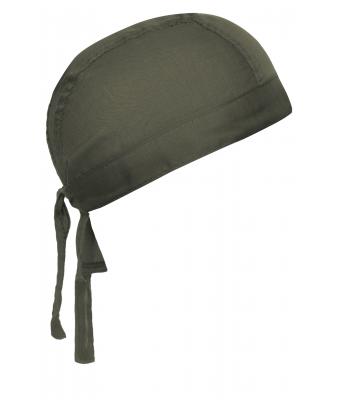 Unisexe Bandana noué poly/coton Olive 7597