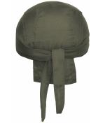 Unisexe Bandana noué poly/coton Olive 7597