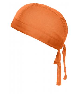 Unisexe Bandana noué poly/coton Orange 7597