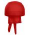 Unisexe Bandana noué poly/coton Rouge 7597