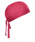 Unisexe Bandana noué poly/coton Rose-vif 7597