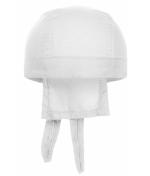 Unisexe Bandana noué poly/coton Blanc 7597