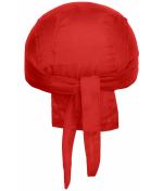 Unisexe Bandana noué poly/coton Rouge 7597