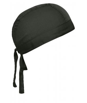 Unisexe Bandana noué poly/coton Vert-foncé 7597