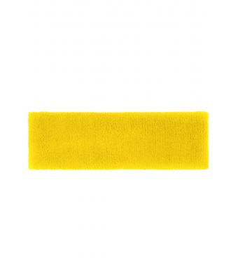 Unisex Terry Headband Goudgeel 7598