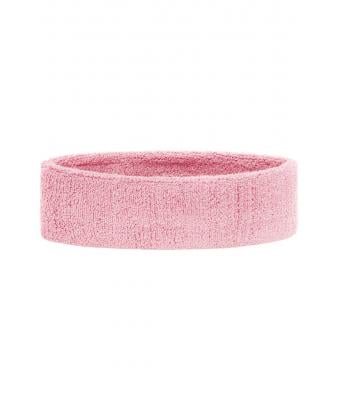 Unisex Terry Headband Lichtroze 7598