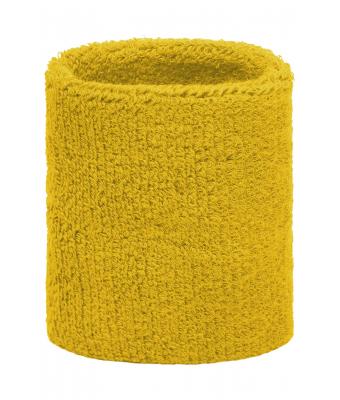 Unisex Terry Wristband Goudgeel 7599
