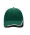 Unisex Half-Pipe Sandwich Cap Donkergroen/wit/zwart 7603