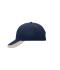 Unisex Half-Pipe Sandwich Cap Navy/wit/lichtgrijs 7603