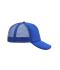 Unisex 5 Panel Polyester Mesh Cap Royal 7622