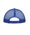 Unisex 5 Panel Polyester Mesh Cap Royal 7622