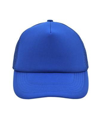 Unisex 5 Panel Polyester Mesh Cap Royal 7622