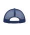 Unisex 5 Panel Polyester Mesh Cap Navy 7622