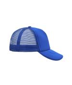 Unisex 5 Panel Polyester Mesh Cap Royal 7622