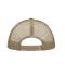 Unisex 5 Panel Polyester Mesh Cap Khaki 7622