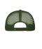 Unisex 5 Panel Polyester Mesh Cap Dark-olive 7622