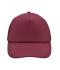 Unisex 5 Panel Polyester Mesh Cap Dieprood 7622