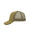 Unisex 5 Panel Polyester Mesh Cap Olijf 7622
