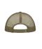 Unisex 5 Panel Polyester Mesh Cap Olijf 7622
