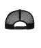 Unisex 5 Panel Polyester Mesh Cap Dark-grey/black 7622