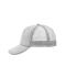 Unisex 5 Panel Polyester Mesh Cap Light-grey 7622