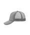 Unisex 5 Panel Polyester Mesh Cap Donkergrijs 7622