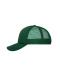 Unisex 5 Panel Polyester Mesh Cap Dark-green 7622